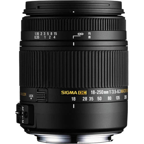 Sigma 18-250mm f/3.5-6.3 DC Macro OS HSM Lens for Canon (Pre-Owned)