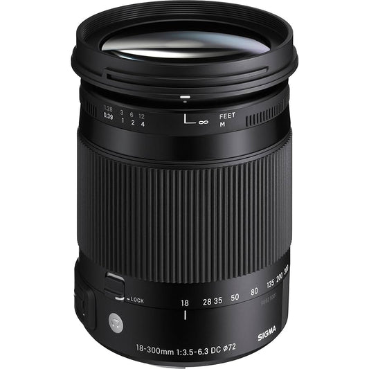 Sigma 18-300mm f/1:3.5-6.3 DC Macro OS HSM Contemporary Lens for Nikon (Pre-Owned)