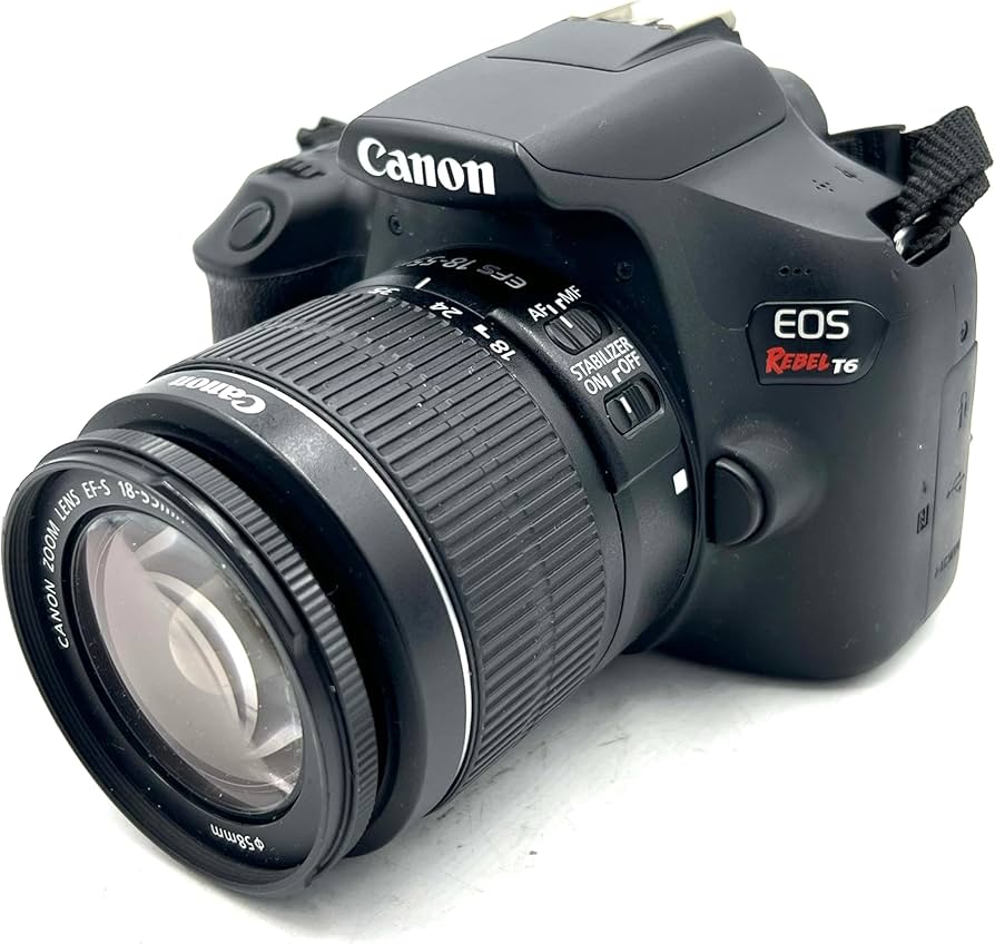 Canon EOS Rebel T6 18.0MP DSLR Camera (Pre-Owned)