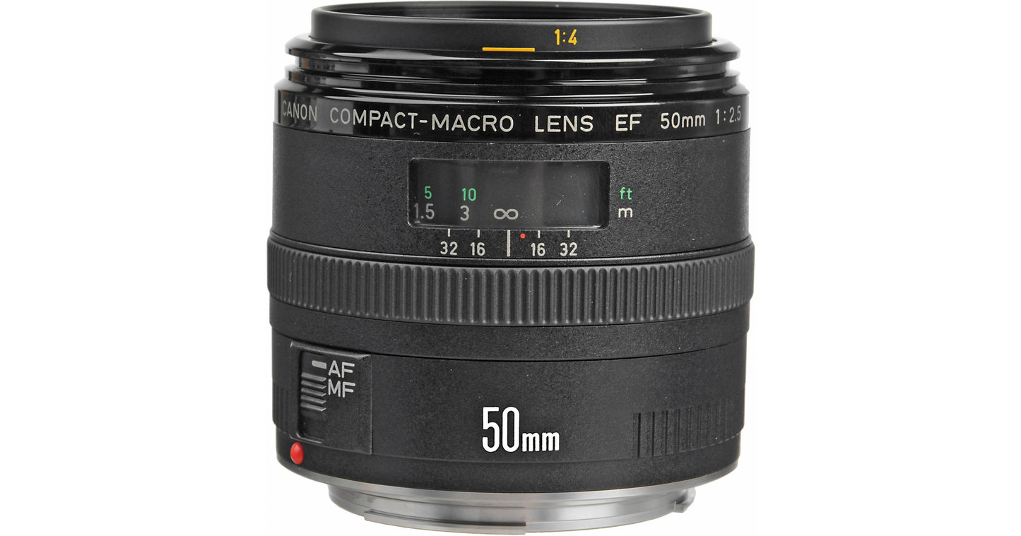 Canon EF 50mm f/2.5 Compact Macro Lens (Pre-Owned)