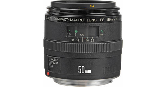 Canon EF 50mm f/2.5 Compact Macro Lens (Pre-Owned)