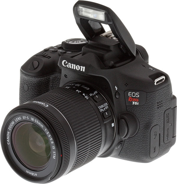 Canon EOS Rebel T6i Digital SLR Camera (Pre-Owned}