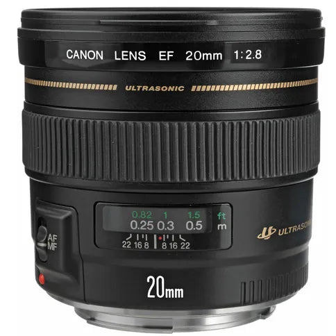 Canon EF 20mm f/2.8 USM Wide-Angle Lens (Pre-Owned)