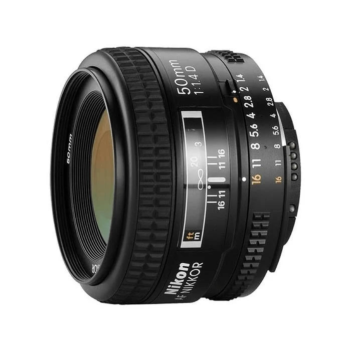 Nikon AF Nikkor 50mm f/1.4D Camera Lens — (Pre-Owned)