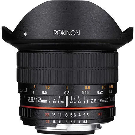 Rokinon 12mm F2.8 Full Frame Fisheye Lens Canon EF Mount (Pre-Owned)