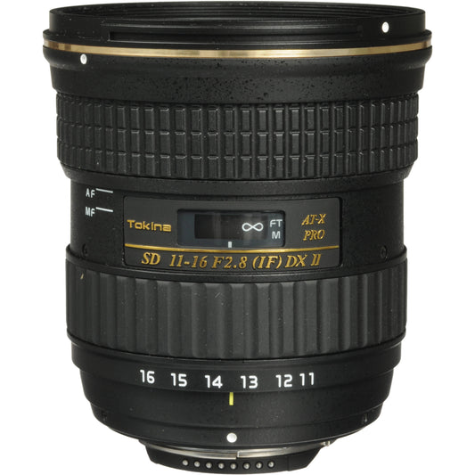 Tokina AT-X 11-16mm f/2.8 PRO DX II Lens for Canon EF-S with Lens Hood (Pre-Owned)